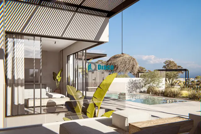 Beach Front Two bedroom Ground Floor Apartment in Protaras Area